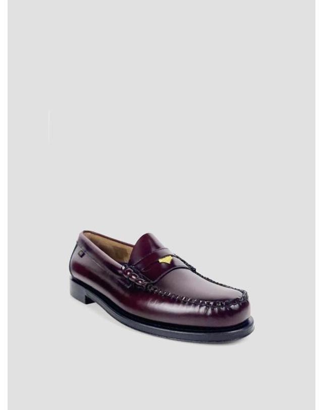 지에이치 바스앤코 [해외직구] 26FW 지에이치 바스앤코 로퍼 BA11010W 0NN WINE LEATHER 착용컷
