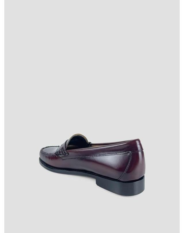 지에이치 바스앤코 [해외직구] 26FW 지에이치 바스앤코 로퍼 BA41010W 0NN WINE LEATHER 착용컷