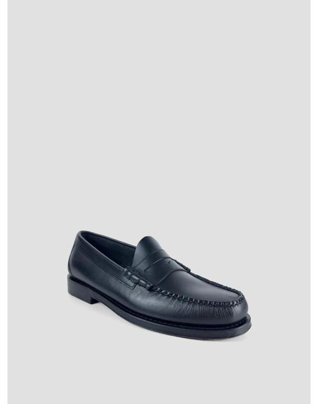 지에이치 바스앤코 [해외직구] 26FW 지에이치 바스앤코 로퍼 BA11081 000 BLACK LEATHER 착용컷