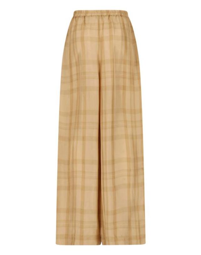 더프랭키샵 [해외직구] 26SS 더프랭키샵 팔라초 팬츠 BAXTER SHEER FLUID TRACK PANTS BEIGE GLEN PLAID Beige 착용컷