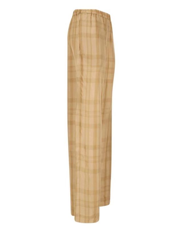 더프랭키샵 [해외직구] 26SS 더프랭키샵 팔라초 팬츠 BAXTER SHEER FLUID TRACK PANTS BEIGE GLEN PLAID Beige 착용컷