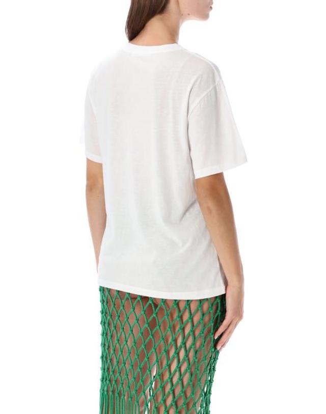더프랭키샵 [해외직구] 26FW 더프랭키샵 반팔 티셔츠 TSHIRT 973 WHITE GREEN 착용컷