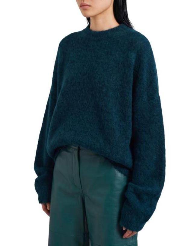 더프랭키샵 [해외직구] 26FW 더프랭키샵 니트웨어 KNFS22856443BOTTLE GREEN Black 착용컷