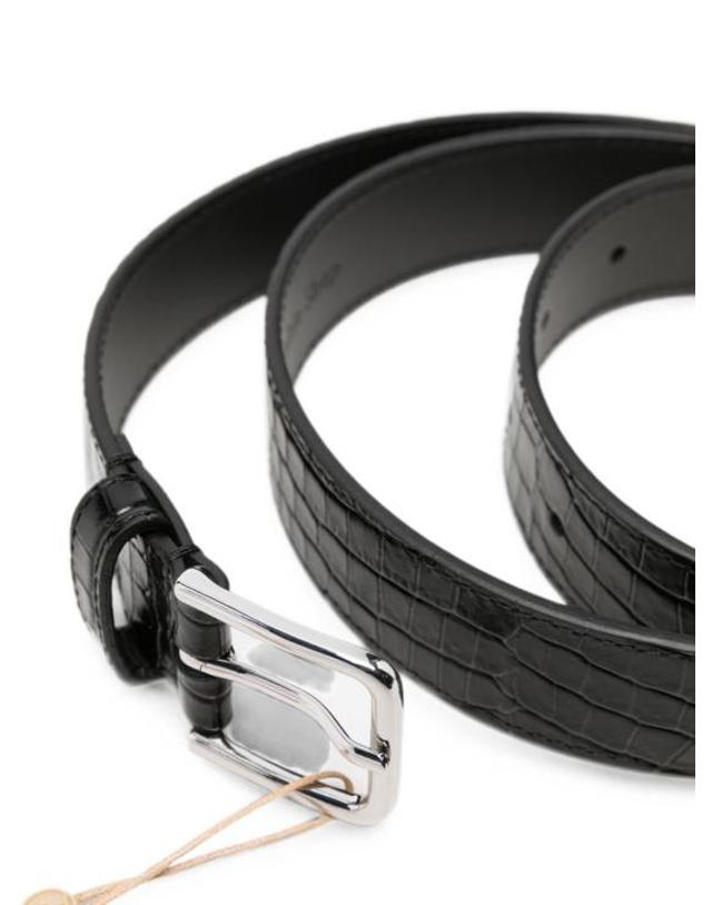 더프랭키샵 [해외직구] 26FW 더프랭키샵 벨트 BEFS21177148 BLACK SILVER 착용컷