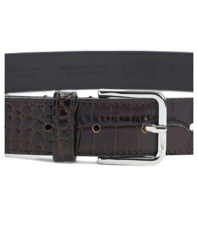 더프랭키샵 [해외직구] 26FW 더프랭키샵 벨트 BEFS21177290 BROWN SILVER 착용컷