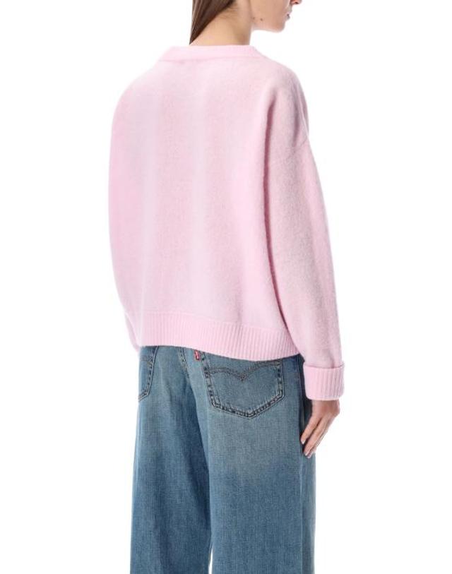 아메리칸 빈티지 [해외직구] 26FW 아메리칸 빈티지 스웨터 VITO18E DRAGEE CHI ROSA 착용컷
