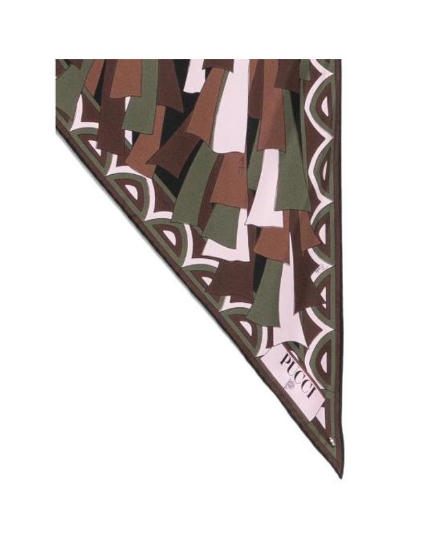 푸찌 [해외직구] 26FW 푸찌 머플러 스카프 6UGB60 6UC21 1 BROWN NEUTRALS 착용컷