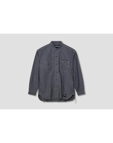 [해외직구] 25SS 네이버후드 긴팔 셔츠 251ARNH SHM02 BK