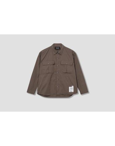 [해외직구] 26SS 네이버후드 긴팔 셔츠 261AQNH SHM05 GY