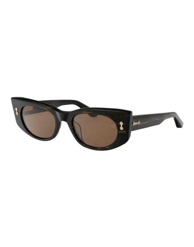 아코니 [해외직구] 25SS 아코니 선글라스 AKS103B52 TRT DARK TORTOISE W DARK BROWN 착용컷