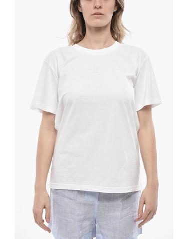 [해외직구] 루도빅 드 생 세르넹 반팔 티셔츠 CO TP003 U JE WHITE EMBROIDERY LOGO