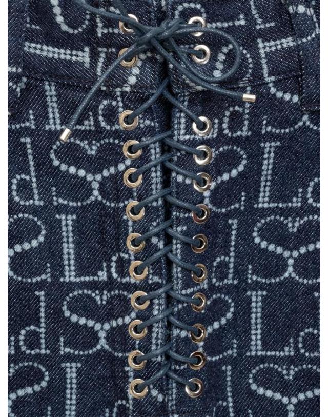 루도빅 드 생 세르넹 [해외직구] 23FW 루도빅 드 생 세르넹 데님 팬츠 AW23PT002UDEN002 INDIGO MONO 착용컷