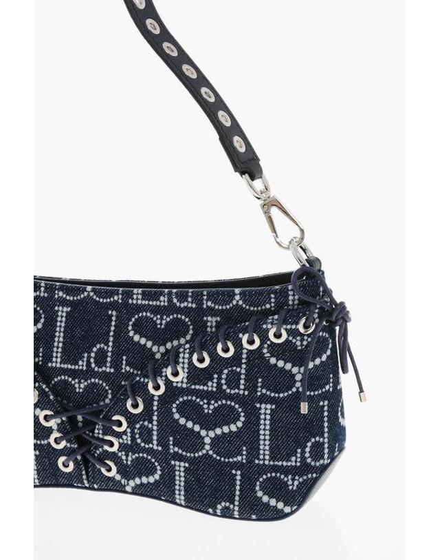 루도빅 드 생 세르넹 [해외직구] 루도빅 드 생 세르넹 숄더백 AW23BG001UDEN002 INDIGO MONOGRAM Blue 착용컷