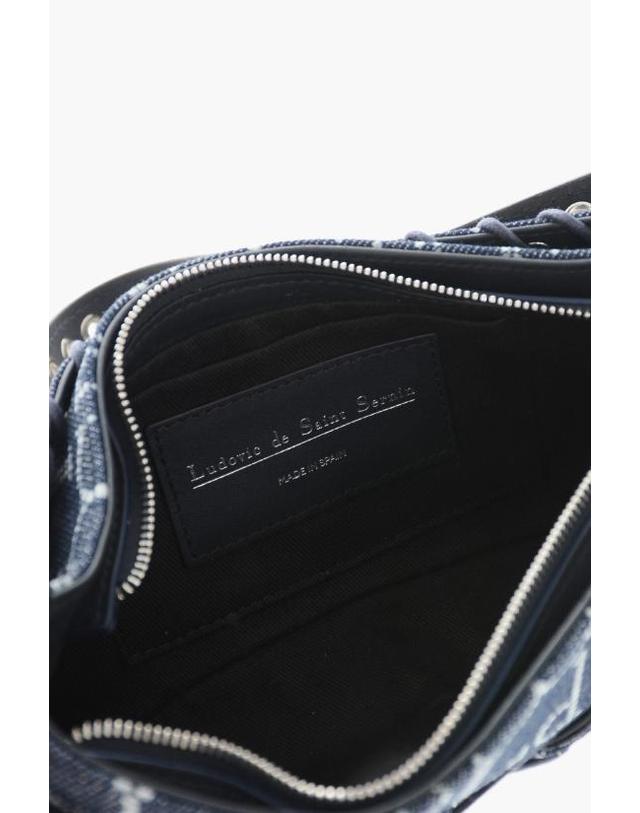루도빅 드 생 세르넹 [해외직구] 루도빅 드 생 세르넹 숄더백 AW23BG001UDEN002 INDIGO MONOGRAM Blue 착용컷