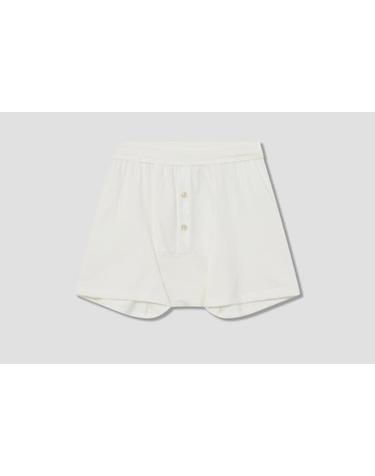 [해외직구] 24FW MERZ B. SCHWANEN 팬티 255 남성용 루프휠 복서 버튼 플라이  7.2온스 평방 야드 화이트
