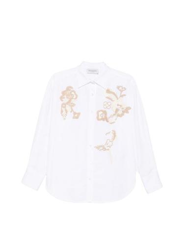 [해외직구] 26FW 에르마노 블라우스 D49EK024E32MFC48 WHITE
