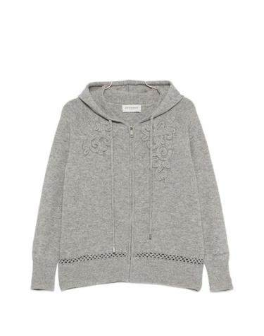 [해외직구] 26FW 에르마노 후드 티셔츠 D49EN045E54MFB92 GREY