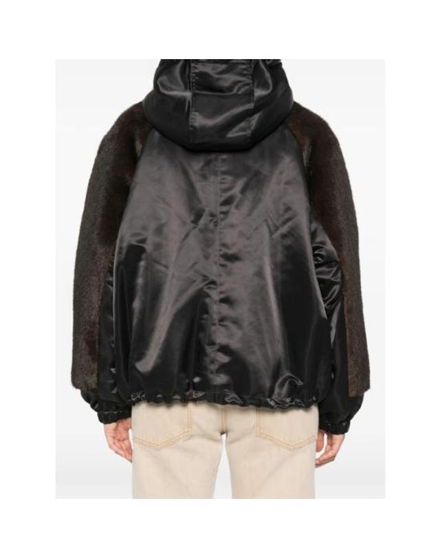 발렌티니 1972 [해외직구] 26FW 발렌티니 1972 자켓 4146 ECO MINK BKBRO BROWN BLACK 착용컷