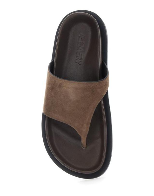 에이 에머리 [해외직구] 26SS 에이 에머리 뮬 슬리퍼 242321CEDARSUEDE Brown 착용컷