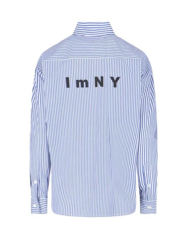 사이블사렐 [해외직구] 25FW 사이블사렐 셔츠 IMNY SHIRTBLUE WHITE STRIPE Blue 착용컷