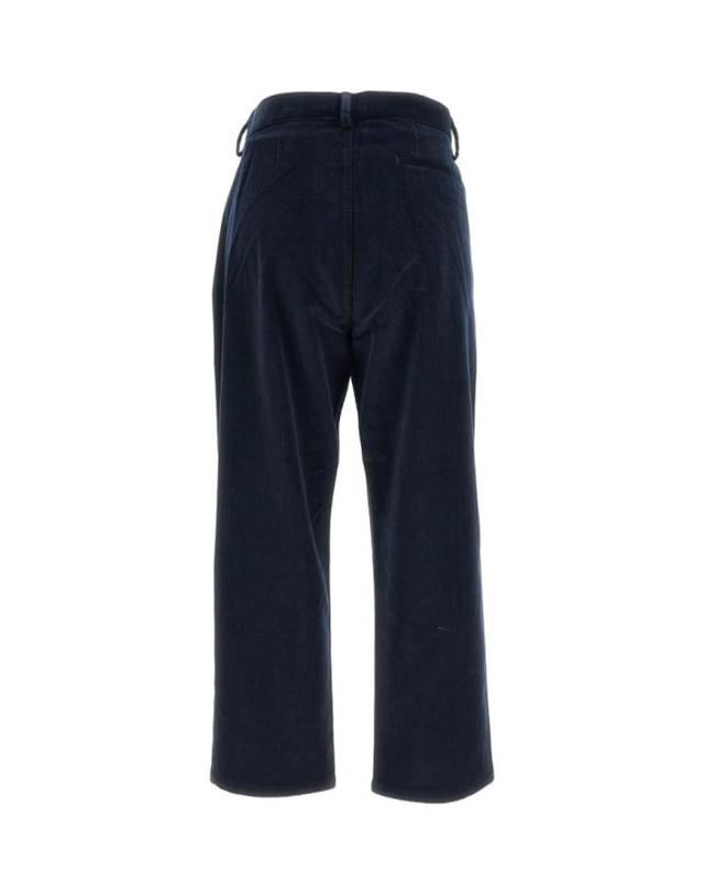 사이블사렐 [해외직구] 25FW 사이블사렐 스트레이트 팬츠 FW25P13NAVY Blue 착용컷