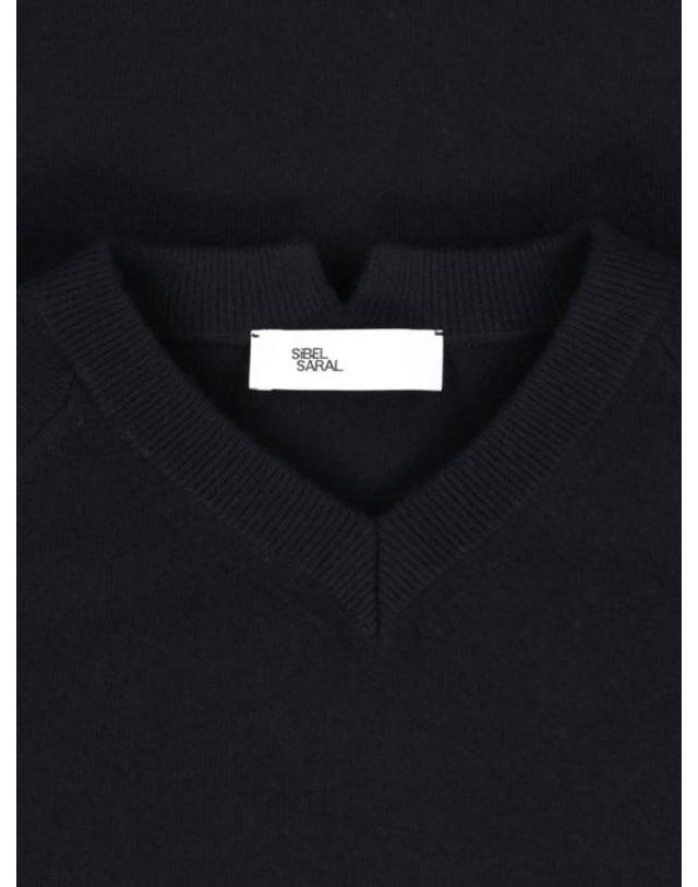 사이블사렐 [해외직구] 26FW 사이블사렐 니트웨어 KEREM SWEATERBLACK 착용컷