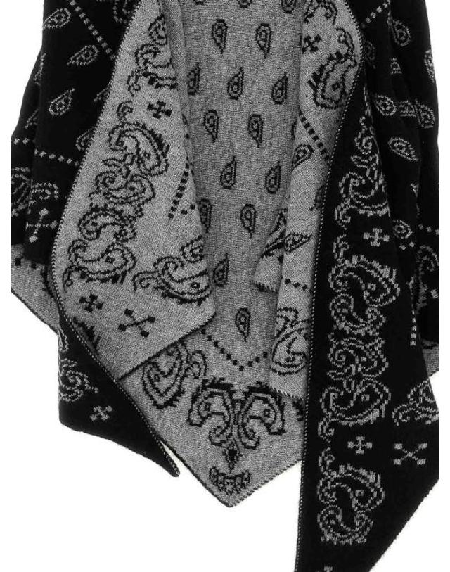 게스트 인 레지던스 [해외직구] 26FW 게스트 인 레지던스 머플러 스카프 A25210ALBLACKHEATHERGREY MULTICOLOUR 착용컷