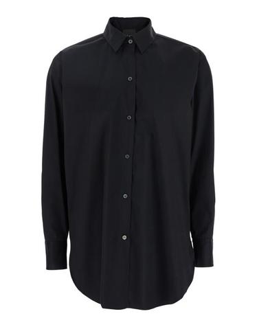 [해외직구] 25FW 플레인 셔츠 312514007NERO Black
