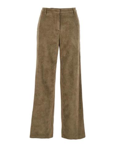 [해외직구] 25FW 플레인 스트레이트 팬츠 3437VB403873MILITARE Green