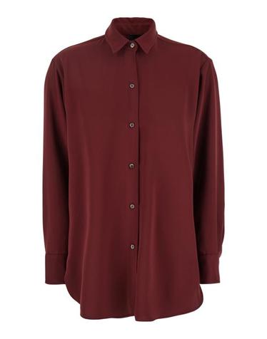 [해외직구] 25FW 플레인 블라우스 312512553463 Bordeaux