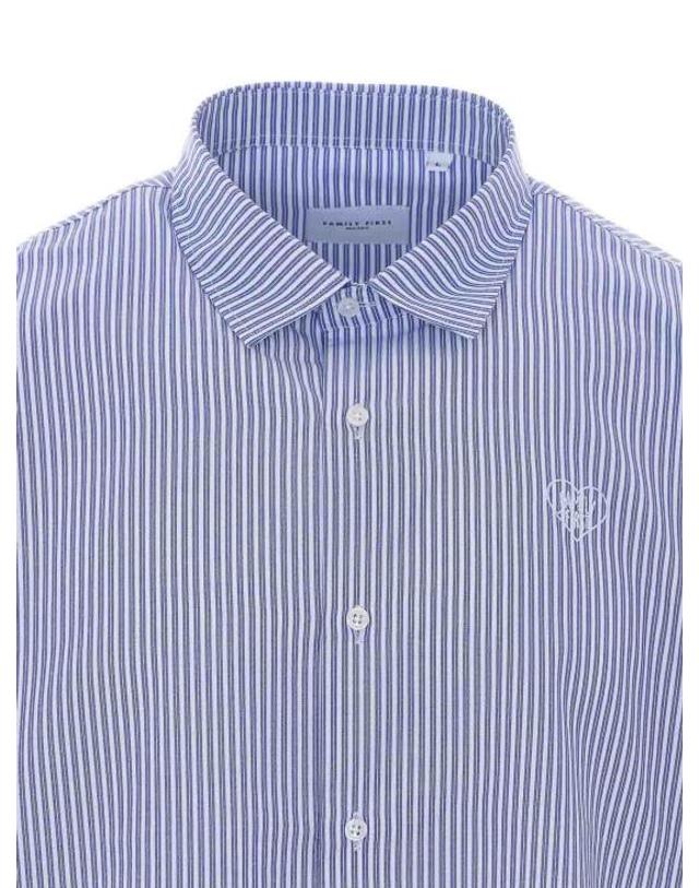 패밀리퍼스트 밀라노 [해외직구] 26SS 패밀리퍼스트 밀라노 긴팔 셔츠 SHS2605LB Blue 착용컷