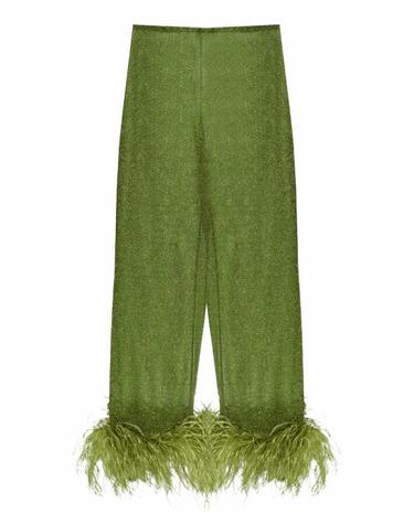 [해외직구] 26SS 오세리 팔라초 팬츠 LPF261 GREEN Green