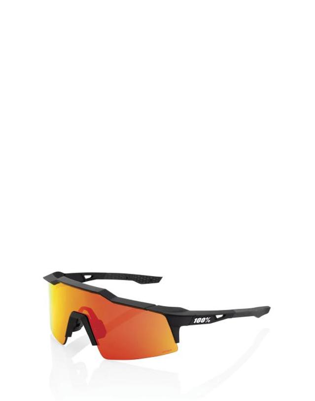 100퍼센트 [해외직구] 26FW 100퍼센트 선글라스 SPEEDCRAFT SL SOFT TACT BLACK HIPER RED MULTILAYER MIRROR LENS 착용컷
