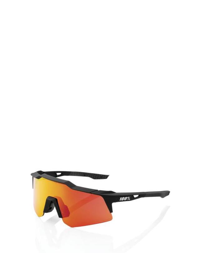100퍼센트 [해외직구] 26FW 100퍼센트 선글라스 SPEEDCRAFT XS SOFT TACT BLACK HIPER RED MULTILAYER MIRROR LENS 착용컷