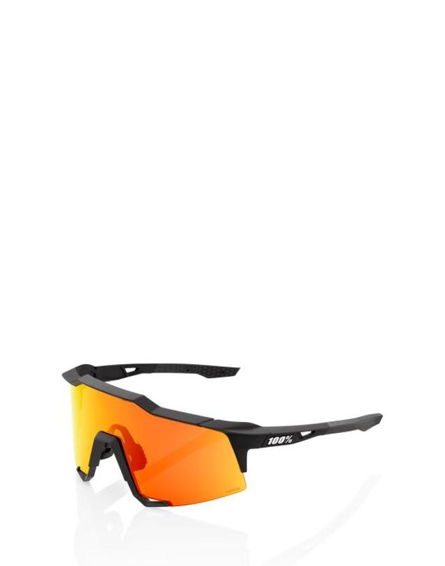 100퍼센트 [해외직구] 26FW 100퍼센트 선글라스 SPEEDCRAFT SOFT TACT BLACK HIPER RED MULTILAYER MIRROR LENS 착용컷
