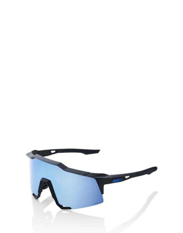 100퍼센트 [해외직구] 26FW 100퍼센트 선글라스 SPEEDCRAFT MATTE BLACK HIPER BLUE MULTILAYER MIRROR LENS 착용컷