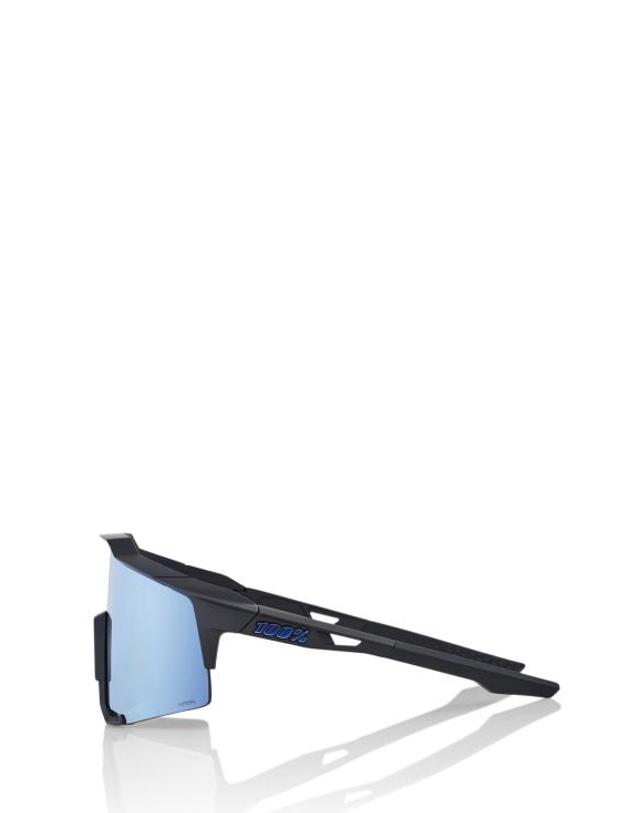 100퍼센트 [해외직구] 26FW 100퍼센트 선글라스 SPEEDCRAFT MATTE BLACK HIPER BLUE MULTILAYER MIRROR LENS 착용컷