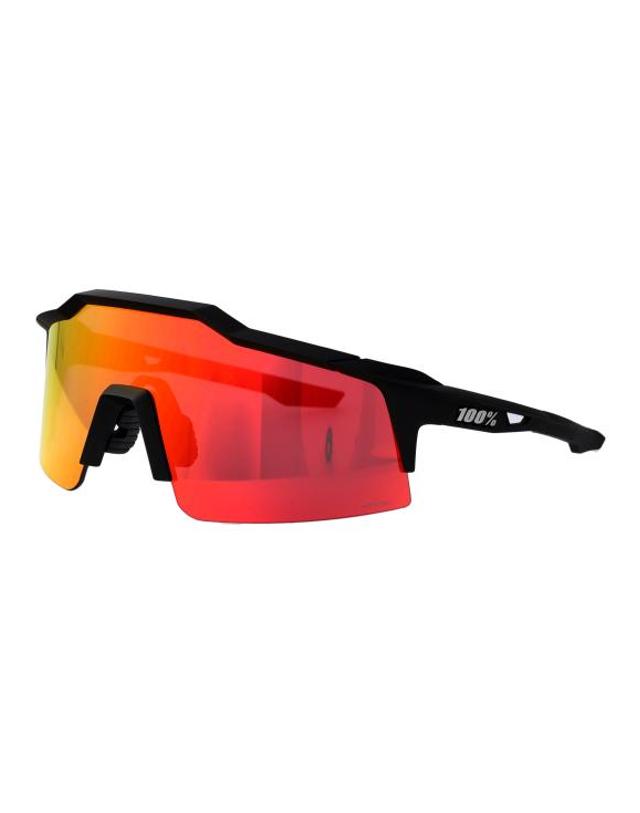 100퍼센트 [해외직구] 25FW 100퍼센트 선글라스 6000800005 00005 SOFT TACT BLACK HIPER RED MULTILAYER M 착용컷