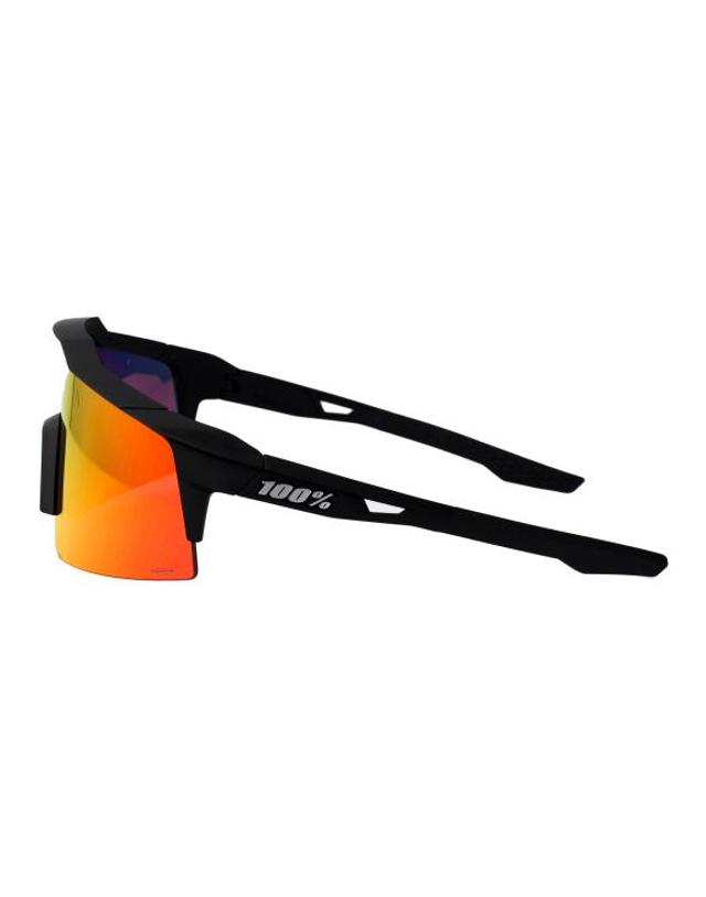 100퍼센트 [해외직구] 25FW 100퍼센트 선글라스 6000800005 00005 SOFT TACT BLACK HIPER RED MULTILAYER M 착용컷