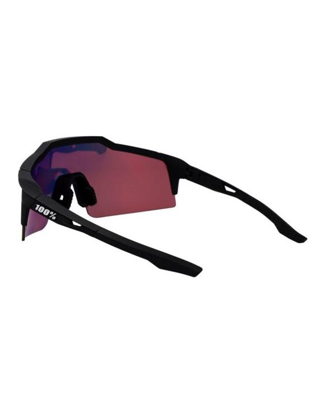 100퍼센트 [해외직구] 25FW 100퍼센트 선글라스 6000800005 00005 SOFT TACT BLACK HIPER RED MULTILAYER M 착용컷