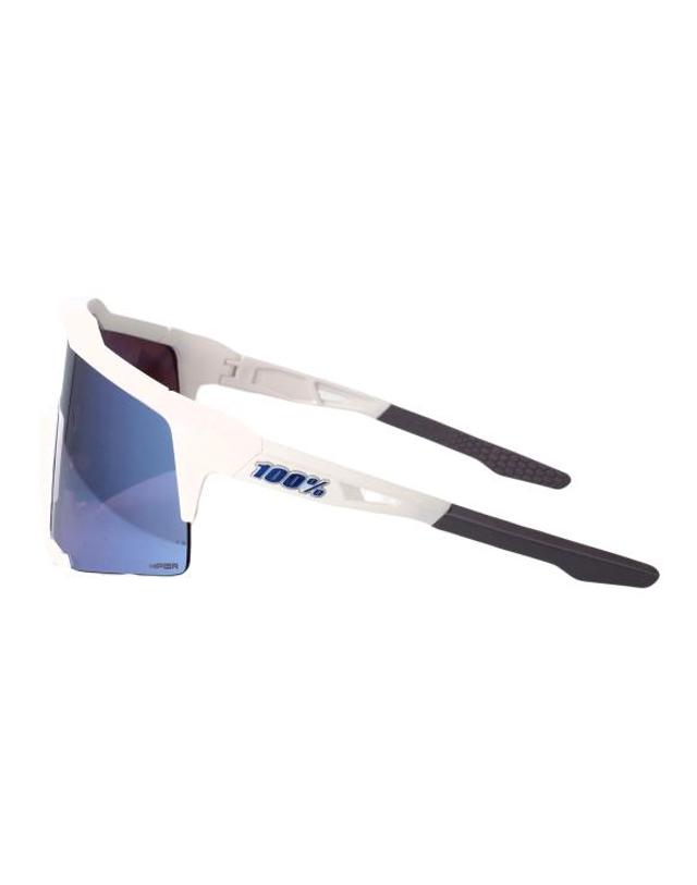 100퍼센트 [해외직구] 25FW 100퍼센트 선글라스 6000700012 00012 MATTE WHITE HIPER BLUE MULTILAYER MIRR 착용컷
