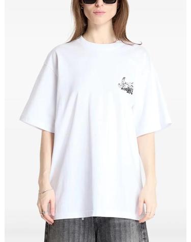[해외직구] 25FW 어웨이크 NY 반팔 티셔츠 AWK FW25 TS003 WHITE