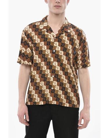 [해외직구] 어웨이크 NY 긴팔 셔츠 AWK SP24 TP005 BROWN MULTI