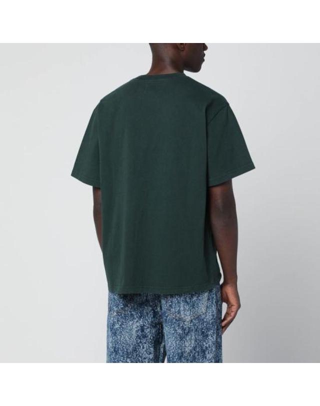 어웨이크 엔와이 [해외직구] 25FW 어웨이크 NY 반팔 티셔츠 AWKFW25TP007CO GR GREEN 착용컷