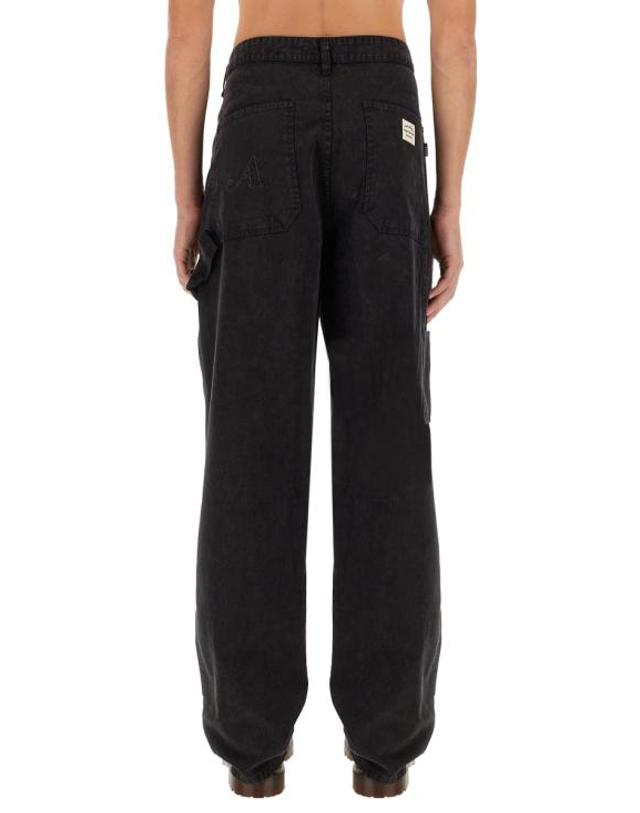 어웨이크 엔와이 [해외직구] 23FW 어웨이크 NY 스트레이트 팬츠 PA003 BLACK 착용컷