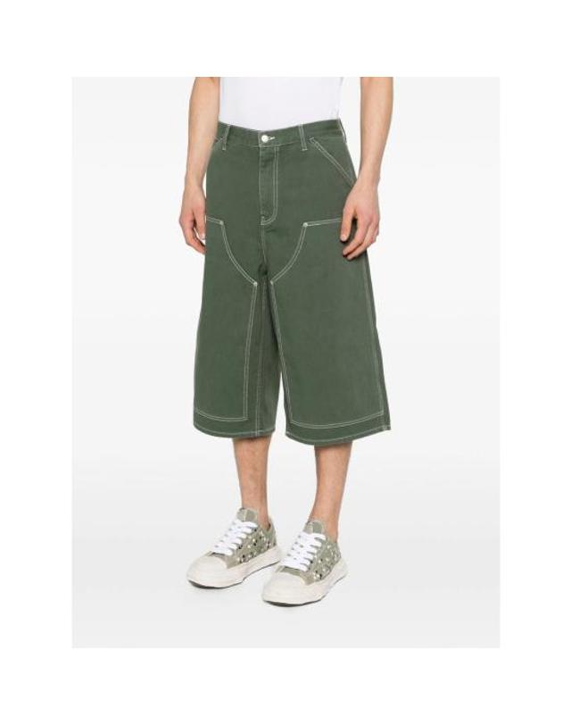 어웨이크 엔와이 [해외직구] 26SS 어웨이크 NY 숏팬츠 PA009 DKGRE GREEN 착용컷