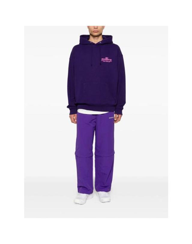 어웨이크 엔와이 [해외직구] 26SS 어웨이크 NY 스트레이트 팬츠 PA004 PURPL PURPLE 착용컷