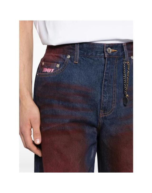 어웨이크 엔와이 [해외직구] 26SS 어웨이크 NY 데님 팬츠 PA002 RED RED BLUE 착용컷