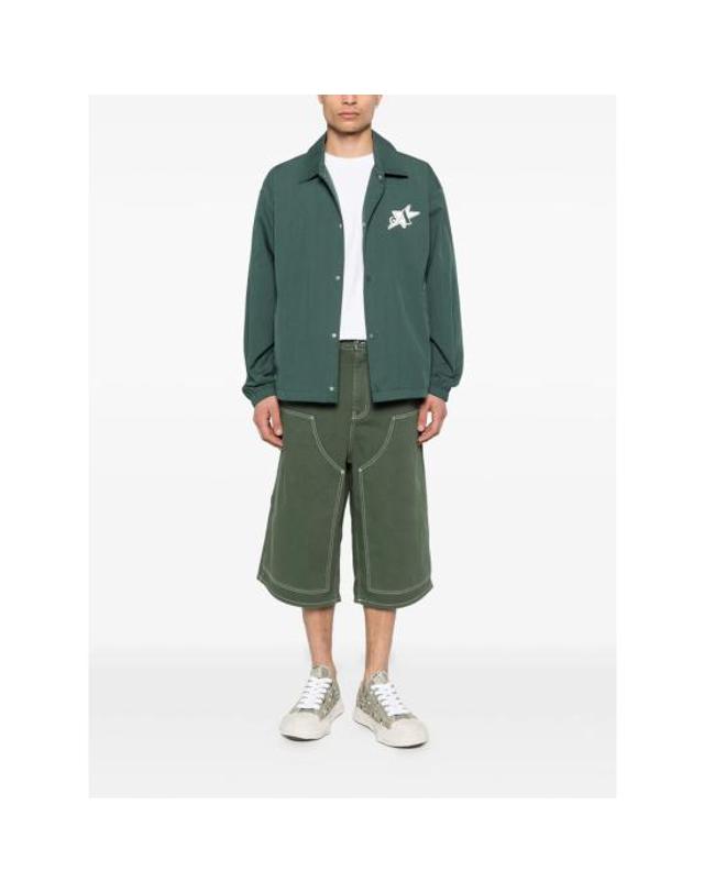 어웨이크 엔와이 [해외직구] 26SS 어웨이크 NY 자켓 OT003 TEAL GREEN 착용컷