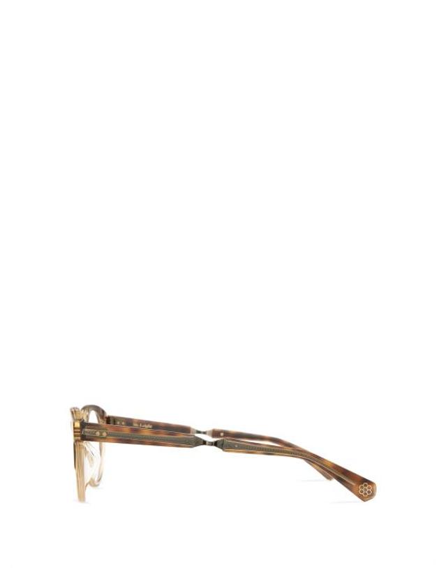 미스터 라이트 [해외직구] 26FW 미스터 라이트 안경 AUDREY C CRNSH ATG CROWN SHELL ANTIQUE GOLD 착용컷